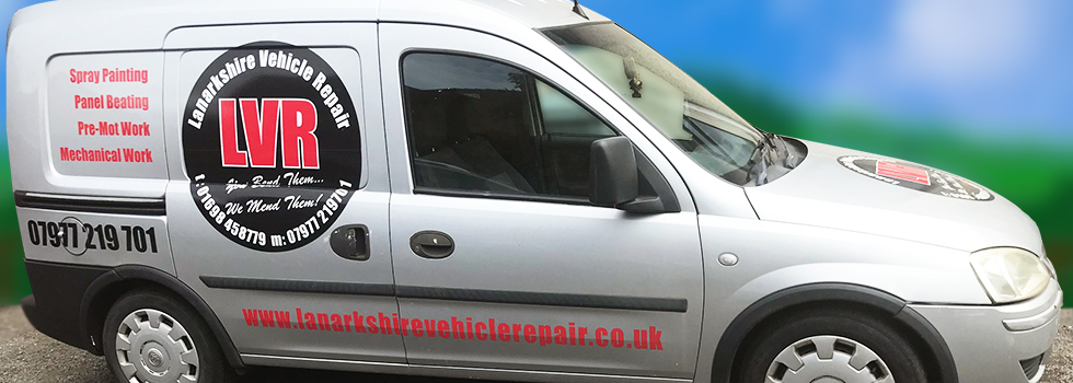 Lanarkshire Vehicle Repair's van